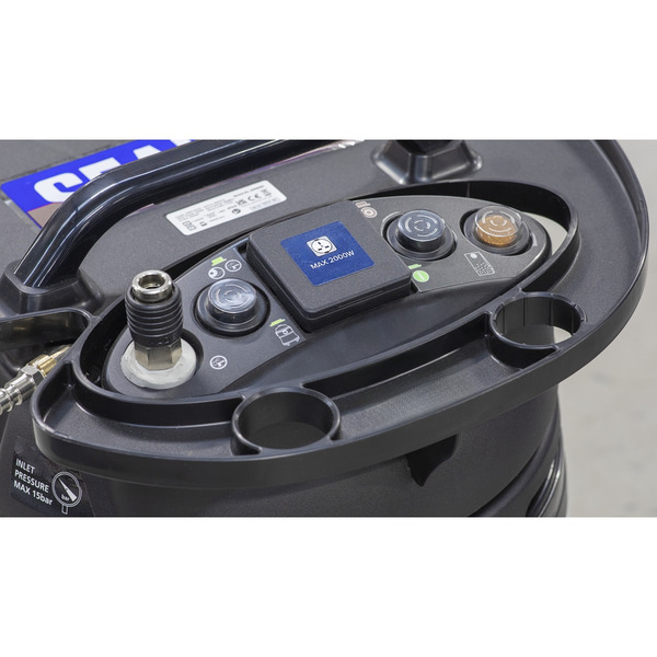 Sealey M Class Dust-Free Vacuum Cleaner Wet & Dry 35L 1000W/230V