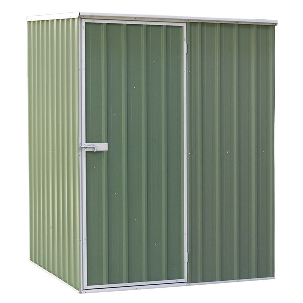 Sealey Dellonda Galvanized Steel Storage Shed with Pent Style Roof 151 x 151 x 200cm - Green