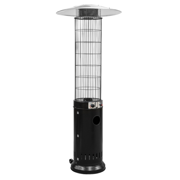 Sealey Dellonda Gas Patio Heater 13kW for Commercial & Domestic Use, Black