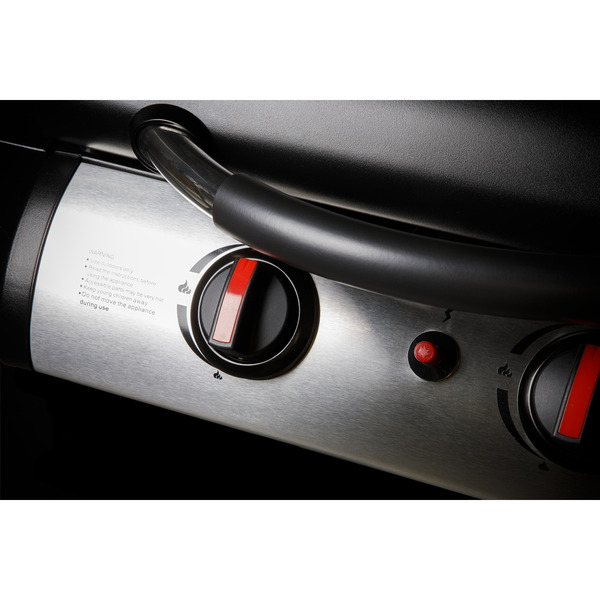 Sealey DG13 Dellonda 2 Burner Gas BBQ Grill with Piezo Ignition & Thermometer