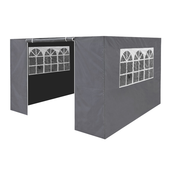 Sealey DG145 Dellonda Premium Side Walls/Doors/Windows for Gazebo/Marquee, Fits 2 x 2m Models - Grey