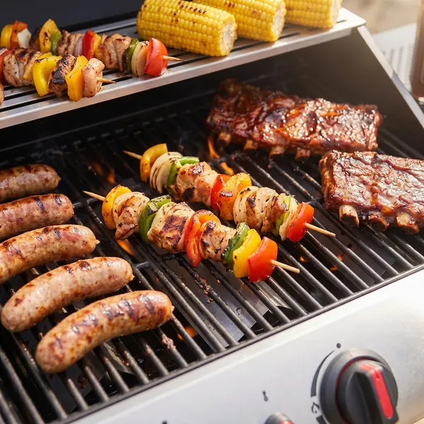 Sealey DG14 Dellonda 3 Burner Gas BBQ Grill with Piezo Ignition & Thermometer