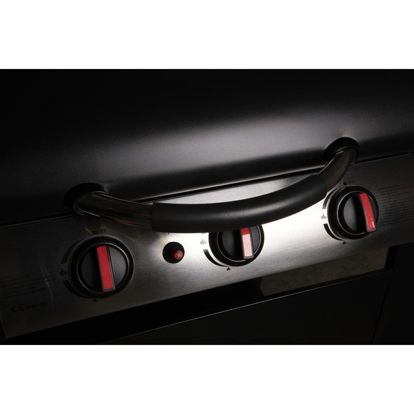 Sealey Dellonda 3 Burner Gas BBQ Grill with Piezo Ignition & Thermometer