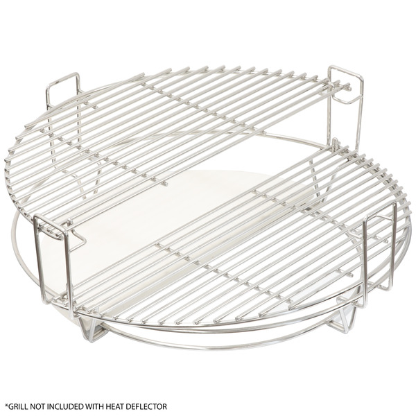 Sealey DG185 Dellonda Half-Moon Ceramic Heat Deflector Plates for Kamado BBQs 15