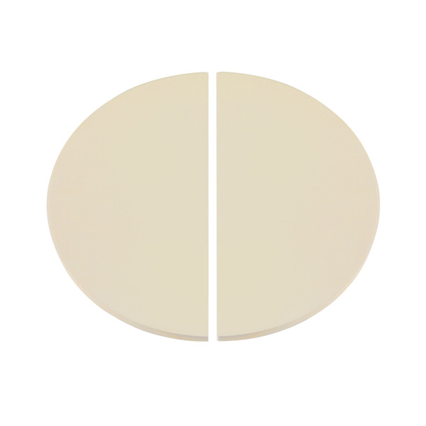 Sealey DG185 Dellonda Half-Moon Ceramic Heat Deflector Plates for Kamado BBQs 15