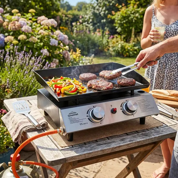 Sealey DG21 Dellonda 2 Burner Portable Gas Plancha
