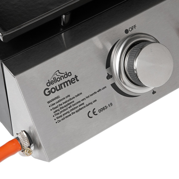 Sealey DG21 Dellonda 2 Burner Portable Gas Plancha