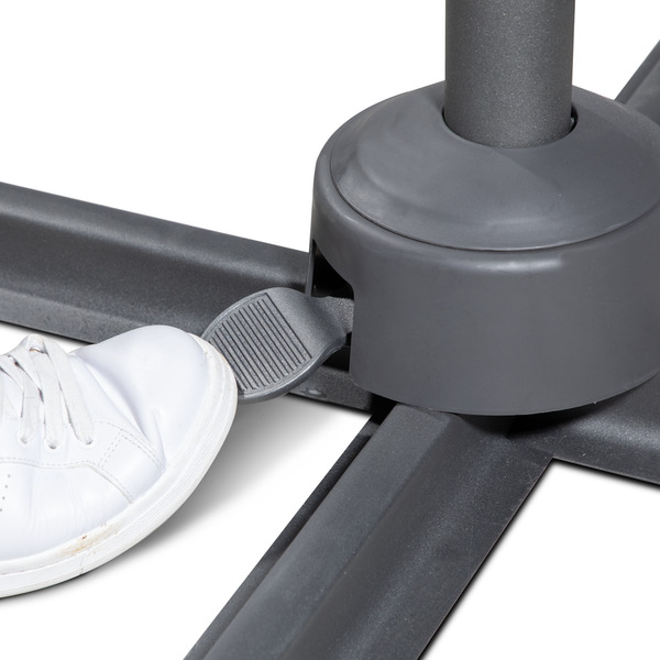 Sealey DG268 Dellonda Cantilever Parasol with 360° Rotation, Tilt & Cover 3m - Cream