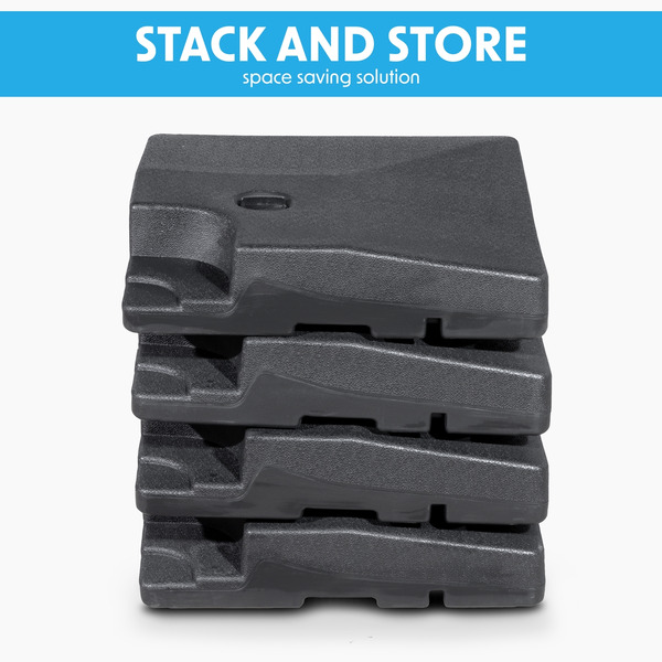 Sealey DG269 Dellonda Fillable Parasol Base, Water/Sand Fill 92L 4pc