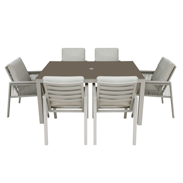 Sealey DG274 Dellonda Fusion Outdoor Dining Set 7pc