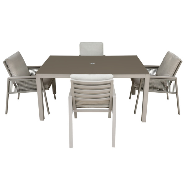 Sealey DG275 Dellonda Fusion Outdoor Dining Set 5pc