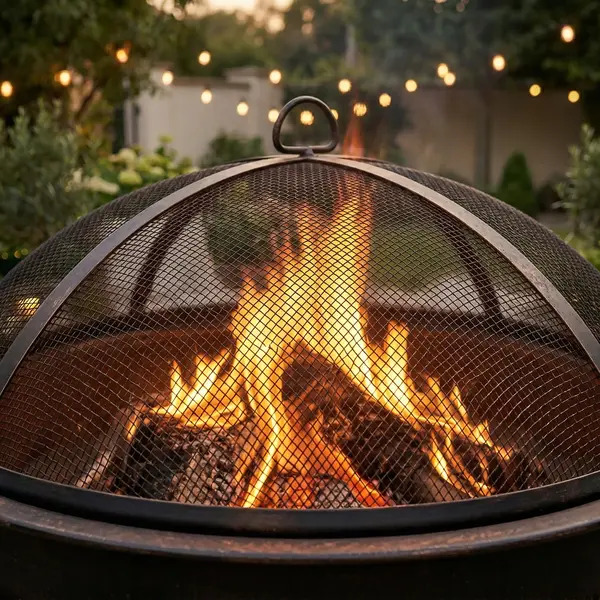 Sealey DG42 Dellonda 76cm Deluxe 2-in-1 Outdoor Fire Pit & Coffee Table Antique Bronze Effect