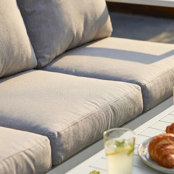 Sealey DG52 Dellonda Kyoto Aluminium Outdoor Sofa & Coffee Table Set 4pc
