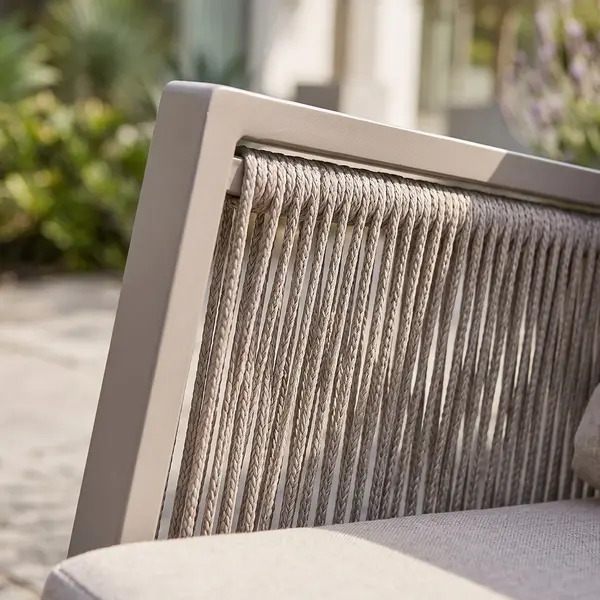 Sealey DG57 Dellonda Fusion Aluminium Outdoor Corner Sofa & Coffee Table Set 4pc