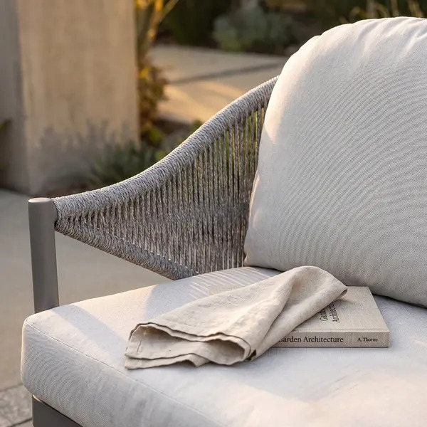 Sealey DG59 Dellonda Echo Aluminium Outdoor Sofa, Chair & Coffee Table Set 4pc
