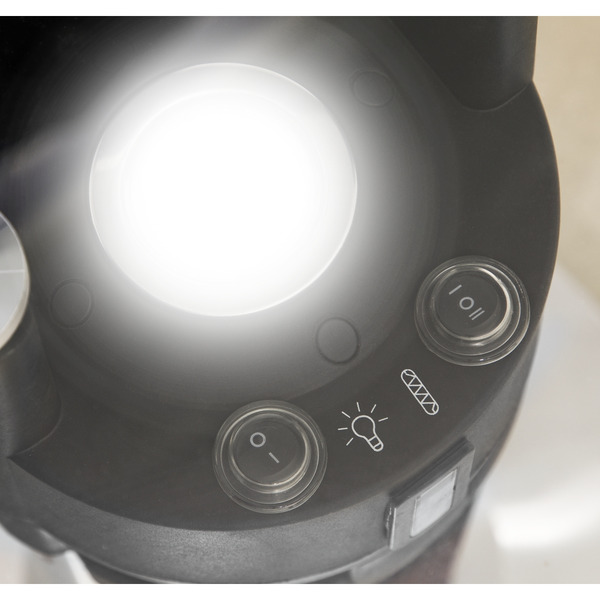 Sealey DG62 Dellonda Bistro Table with 1200W Heater, 65cm, Black/Stainless Steel