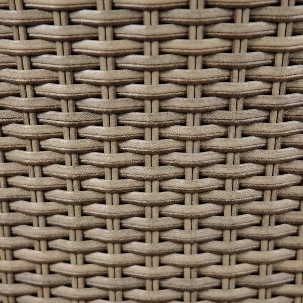 Sealey DG86 Dellonda Chester Rattan Wicker Outdoor Dining Set with Tempered Glass Tabletop 3pc