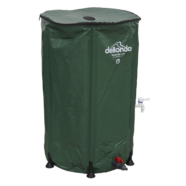 Sealey DG9 Dellonda Collapsible PVC Garden Water Butt with Zipped Lid & Drain Tap 250L