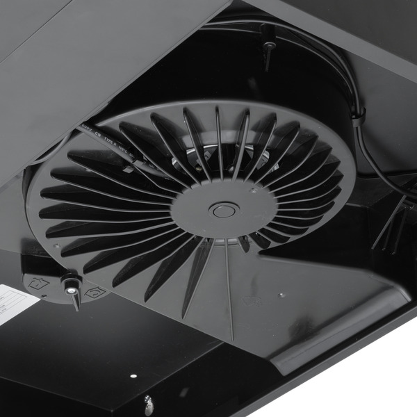 Sealey DH107 Baridi Visor Cooker Hood Extractor Fan 60cm - Black