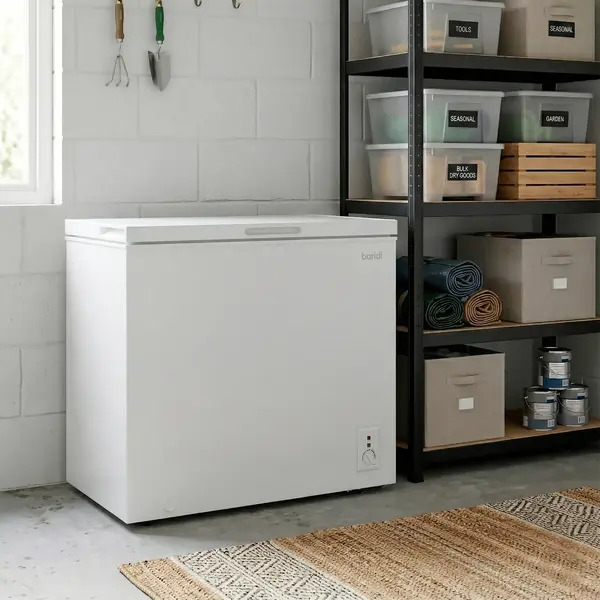Sealey DH111 Baridi Freestanding Chest Freezer 199L Capacity - White