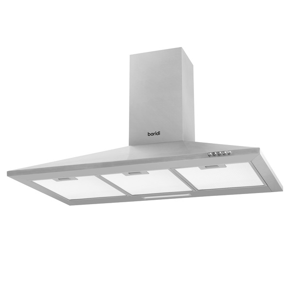 Sealey DH127 Baridi Cooker Hood with Carbon Filters 90cm - Stainless Steel