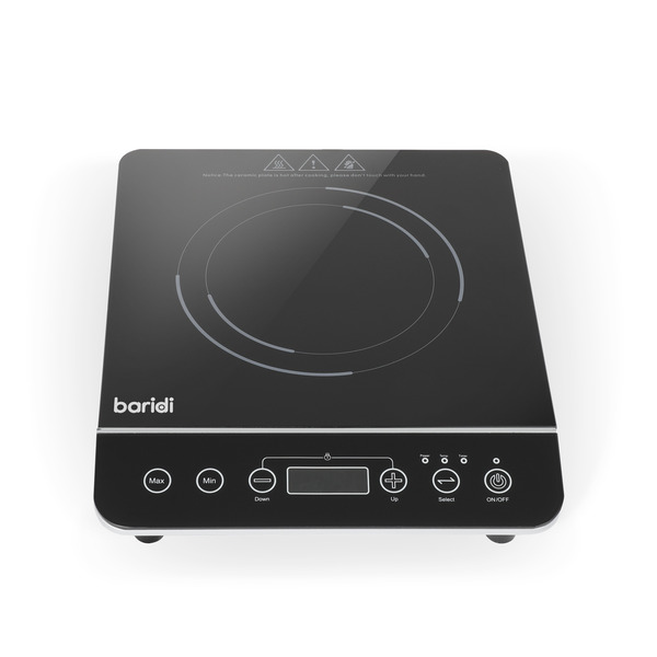 Sealey DH145 Baridi Portable Induction Hob with 1 Cooking Zone 29 x 35.5 x 7cm - Black
