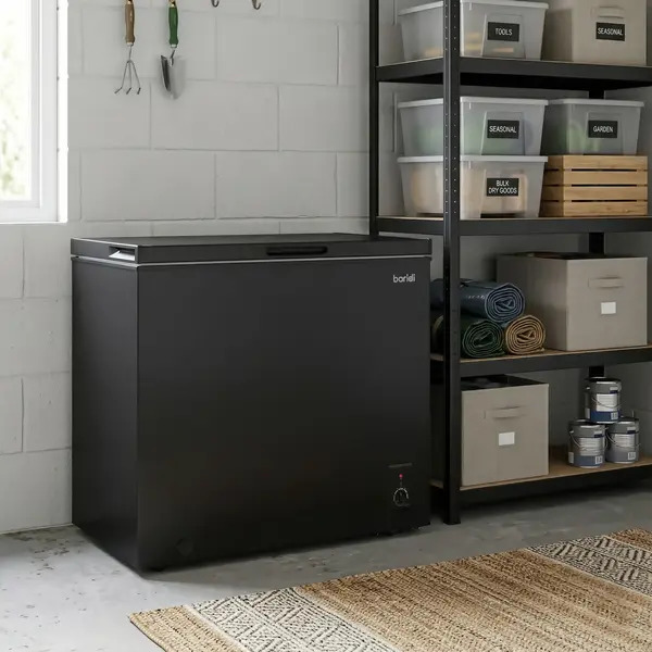 Sealey DH151 Baridi Freestanding Chest Freezer 199L Capacity - Black