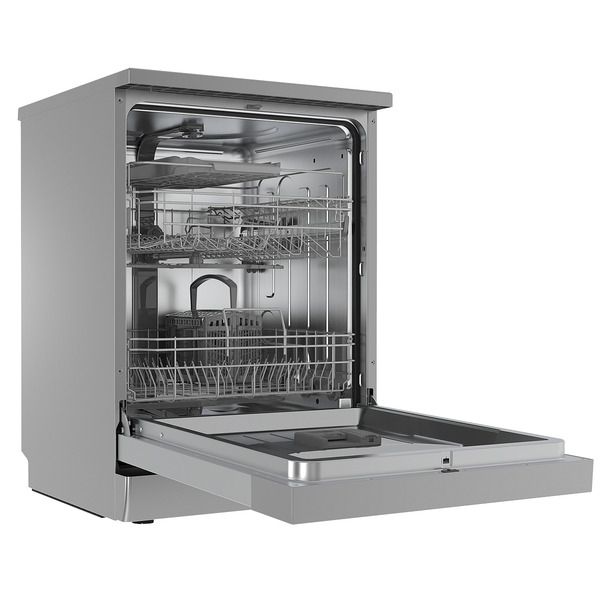 Sealey DH167 Baridi Regular Sized Freestanding Dishwasher 60cm Wide 14 Place Settings - Silver
