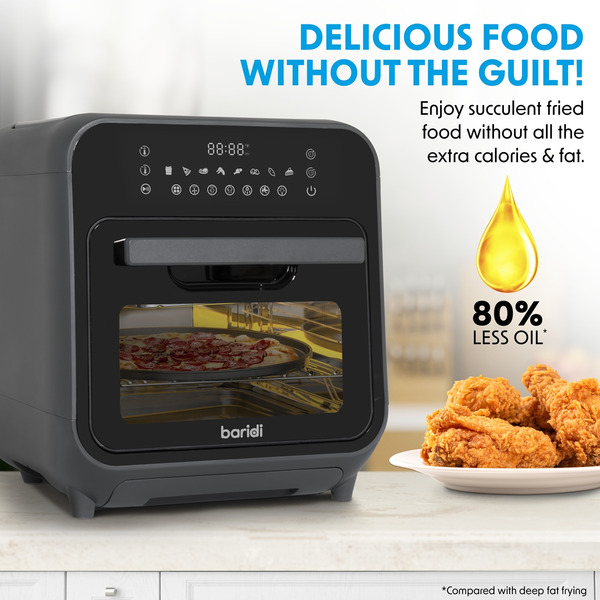 Baridi Steam Air Fryer Oven 15L Capacity
