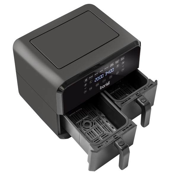 Sealey DH172 Baridi Dual Zone Air Fryer with 8 Preset Functions 8L Capacity