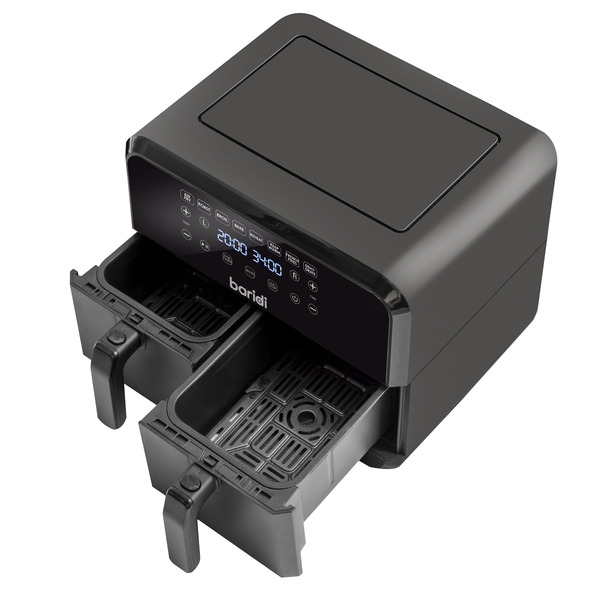 Sealey DH172 Baridi Dual Zone Air Fryer with 8 Preset Functions 8L Capacity