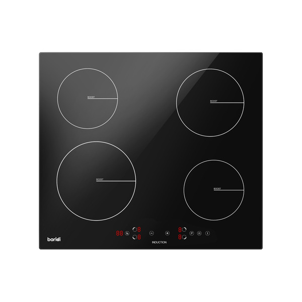 Sealey DH177 Baridi Integrated Induction Hob with 4 Cooking Zones 60cm 2800W Output