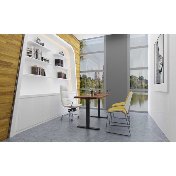 Sealey DH18 Dellonda Single Motor Ultra-Quiet Adjustable-Height Desk Frame with Digital Control Panel 70kg Capacity - Black