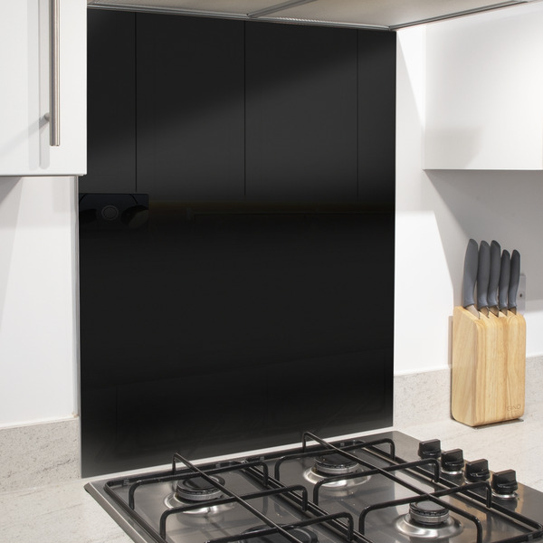 Sealey DH194 Baridi Splashback for Cooker Hoods 60 x 75cm - Black