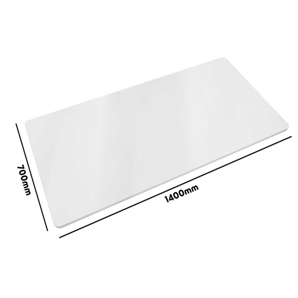 Sealey DH19 Dellonda Rectangular Desktop 1400 x 700mm - White