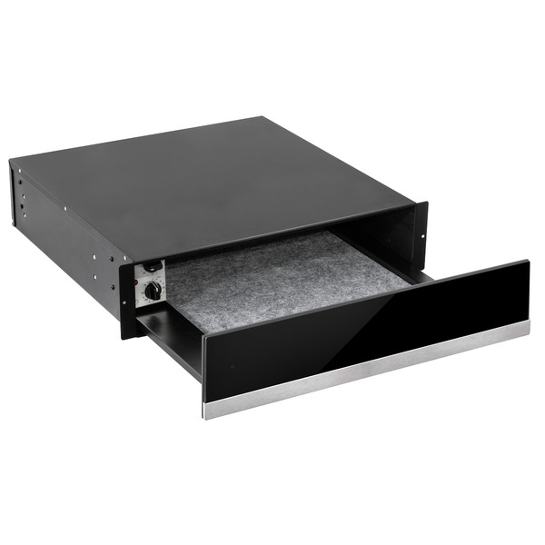 Baridi Integrated Warming Drawer 60cm - Black/Stainless Steel