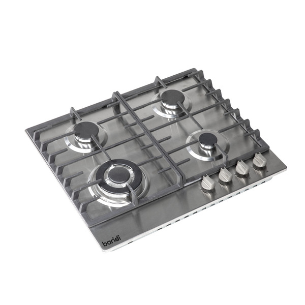 Sealey DH225 Baridi Gas Hob with 4 Cooking Zones 60cm - Stainless Steel