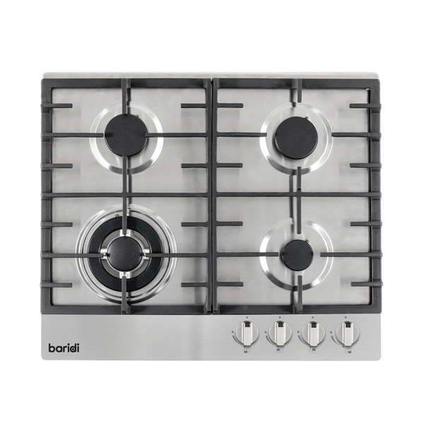 Sealey DH225 Baridi Gas Hob with 4 Cooking Zones 60cm - Stainless Steel