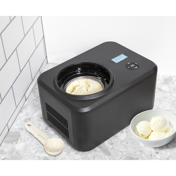 Sealey DH240 Baridi Automatic Churning Ice Cream Machine 1.5L - Black