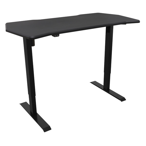 Sealey Dellonda Single Motor Ultra-Quiet Adjustable-Height Electric Sit/Stand Desk - Carbon Fibre Effect Desktop