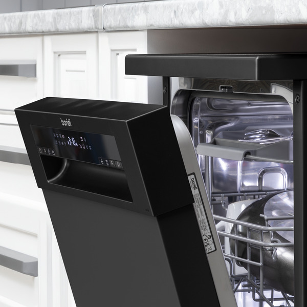 Baridi Slimline Freestanding Dishwasher 45cm Wide 10 Place Settings - Black