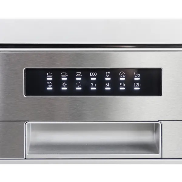 Sealey DH280 Baridi Regular Sized Freestanding Dishwasher 60cm Wide 13 Place Settings - Silver