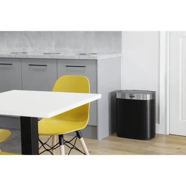 Sealey DH281 Sensor Bin 50L - Black/Stainless Steel