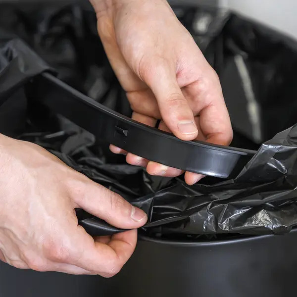 Sealey DH282 Sensor Bin 65L - Black/Stainless Steel