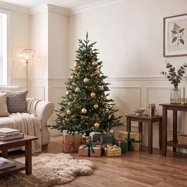 Sealey DH44 Dellonda Artificial Hinged Christmas Tree 5ft(150cm)