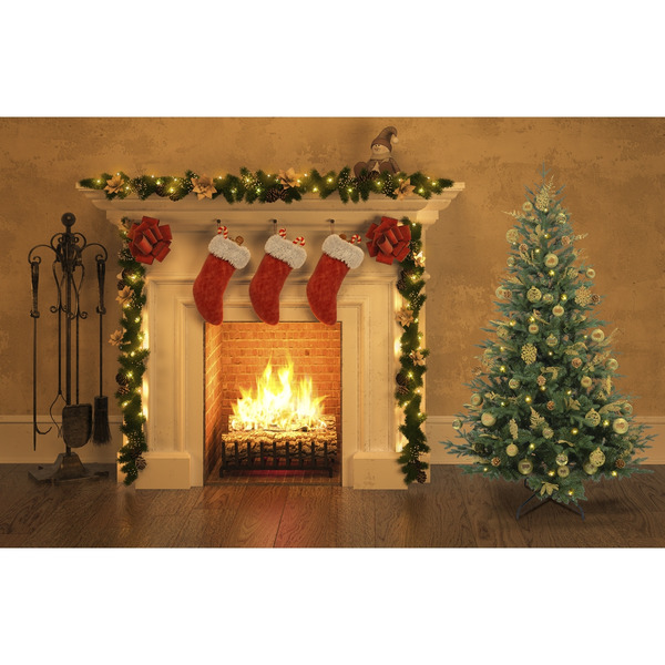 Sealey DH44 Dellonda Artificial Hinged Christmas Tree 5ft(150cm)