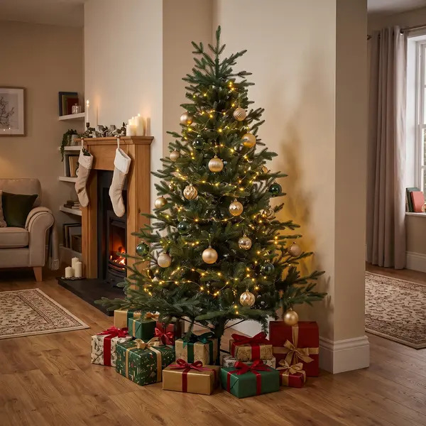 Sealey DH45 Dellonda Artificial Hinged Christmas Tree 6ft(180cm)
