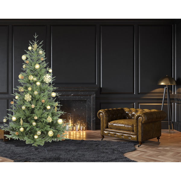 Sealey DH46 Dellonda Artificial Hinged Christmas Tree 7ft(210cm)