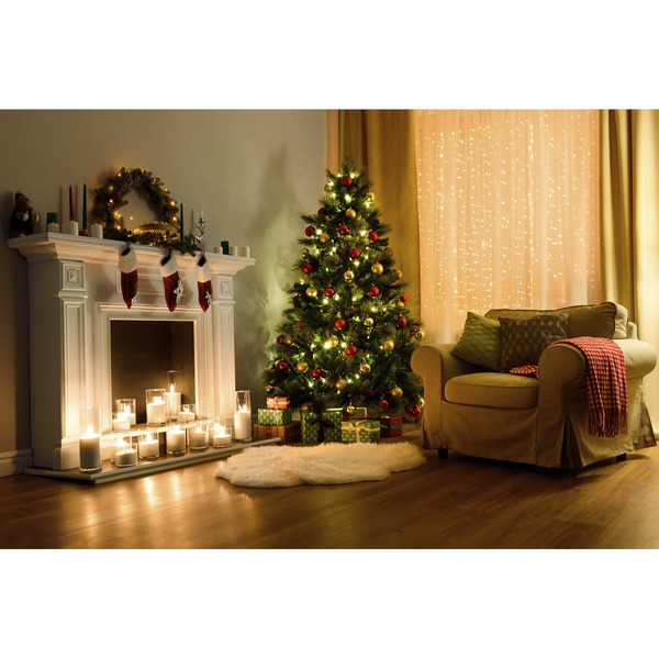 Sealey DH46 Dellonda Artificial Hinged Christmas Tree 7ft(210cm)