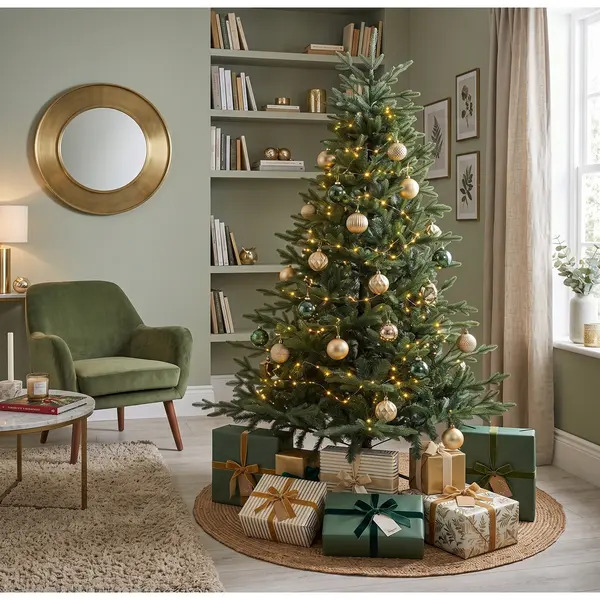 Sealey DH46 Dellonda Artificial Hinged Christmas Tree 7ft(210cm)